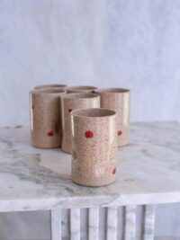 Ceramica Co. Poppy Thumbprint Cup